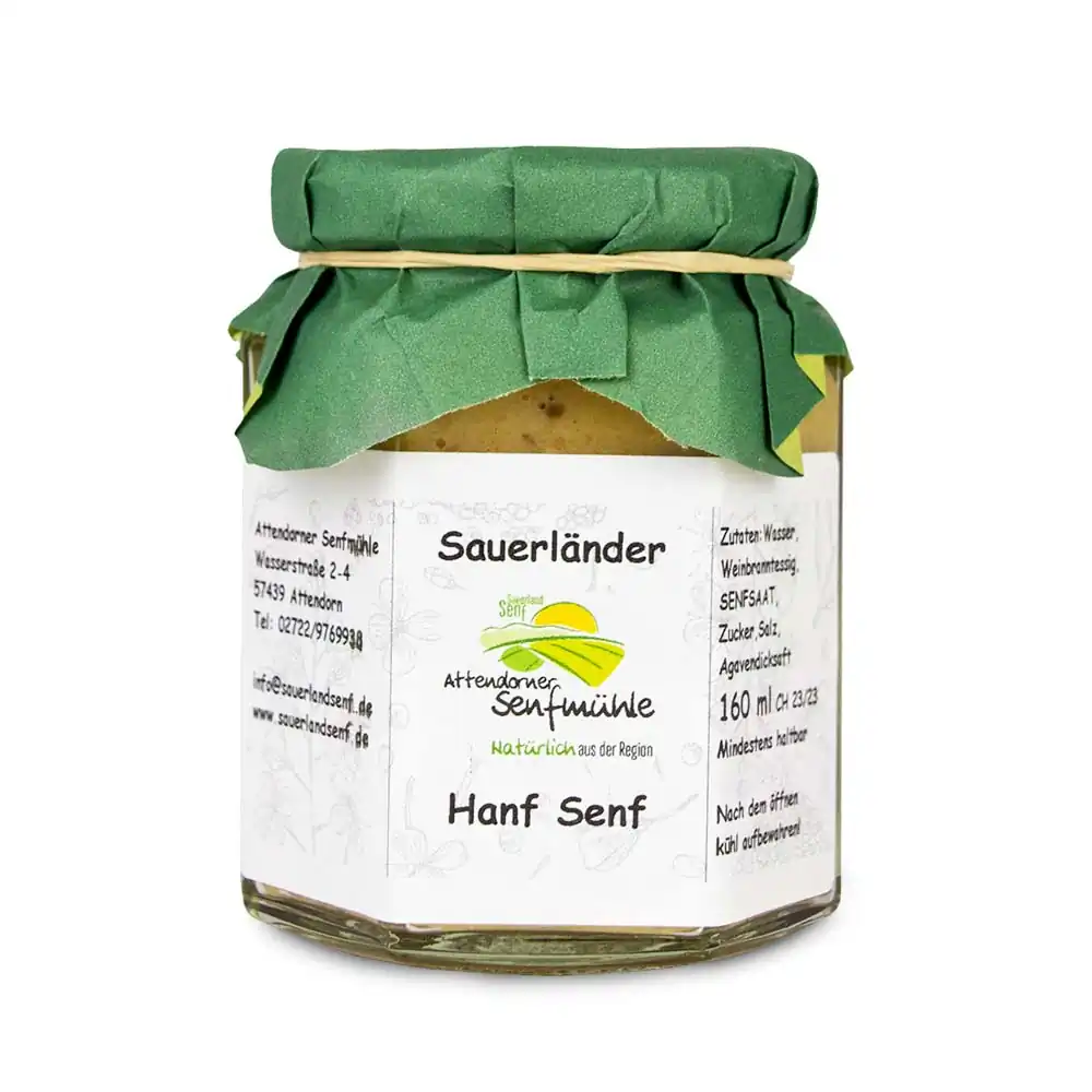 Hanfsenf von der Attendorner Senfmühle
