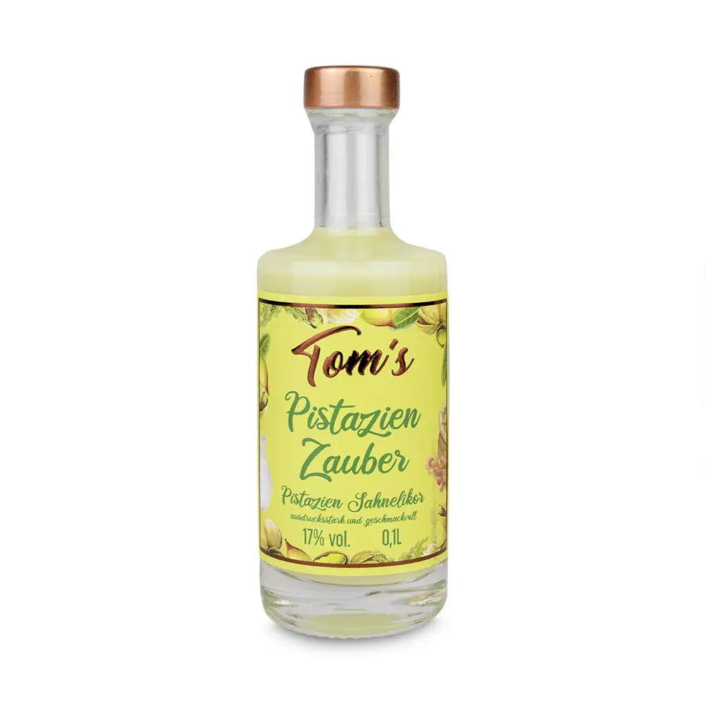 Tom's Pistazien Sahnelikör 0,1 l von Tom's Fin Gin