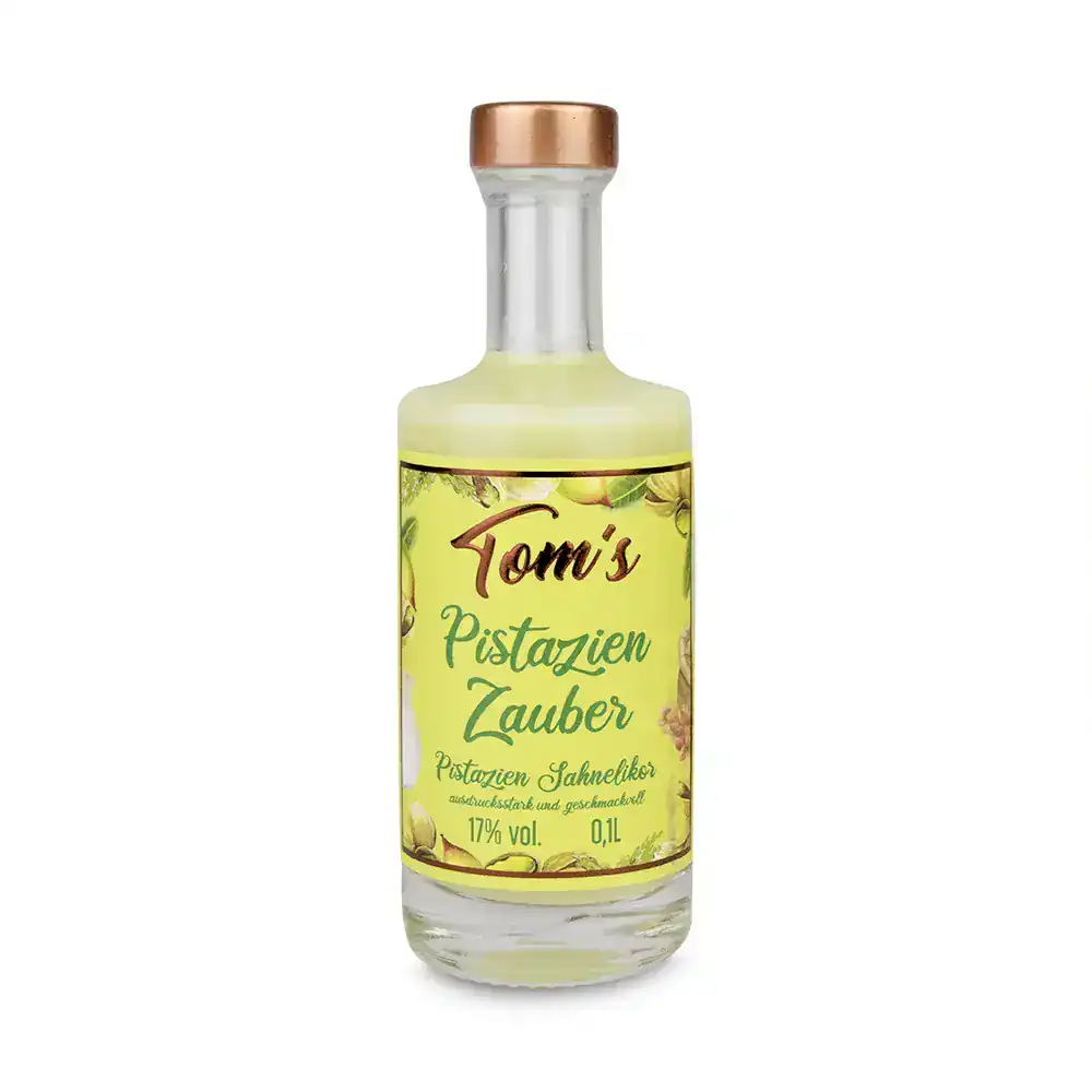 Tom's Pistazien Sahnelikör 0,1 l von Tom's Fin Gin